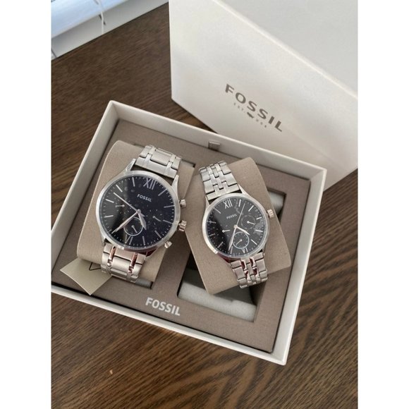 Fossil Couple Watches Gift Set - Picture 1 of 8